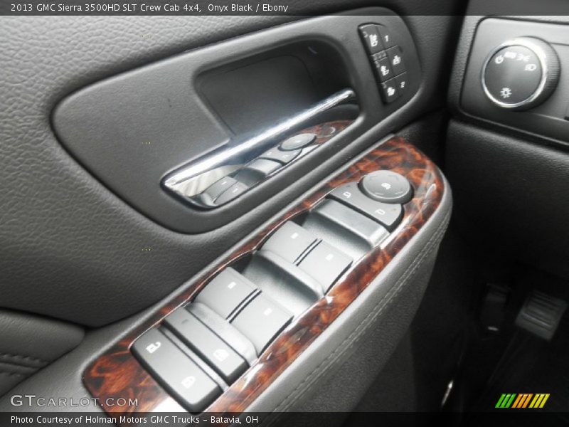 Controls of 2013 Sierra 3500HD SLT Crew Cab 4x4