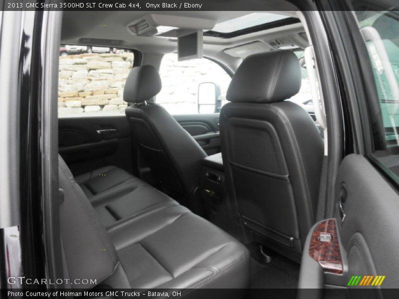  2013 Sierra 3500HD SLT Crew Cab 4x4 Ebony Interior