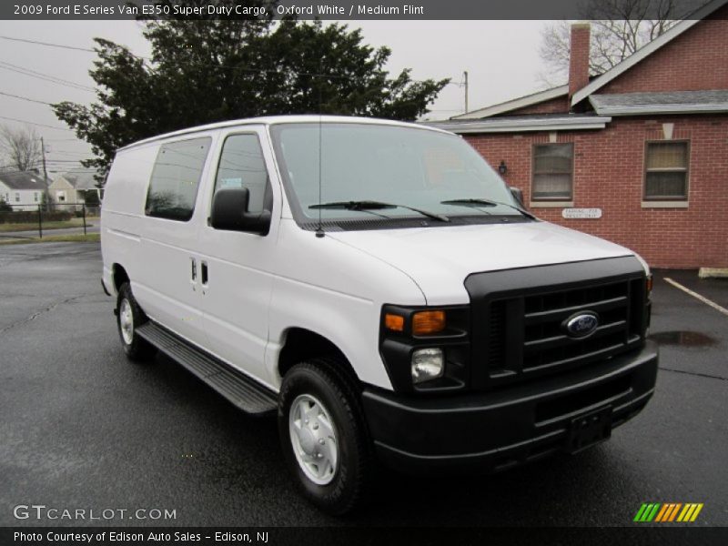 Oxford White / Medium Flint 2009 Ford E Series Van E350 Super Duty Cargo