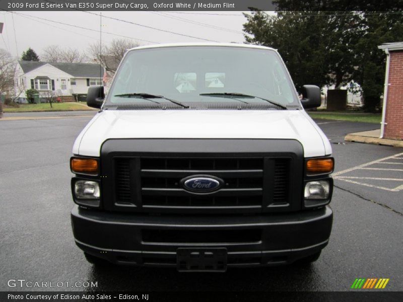 Oxford White / Medium Flint 2009 Ford E Series Van E350 Super Duty Cargo