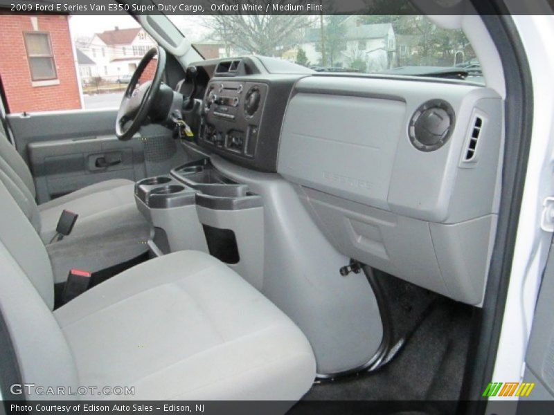Oxford White / Medium Flint 2009 Ford E Series Van E350 Super Duty Cargo