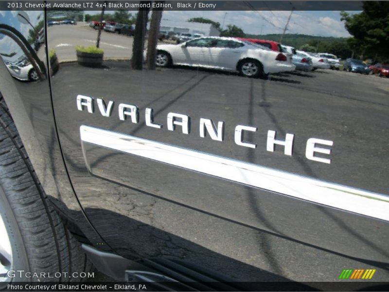  2013 Avalanche LTZ 4x4 Black Diamond Edition Logo