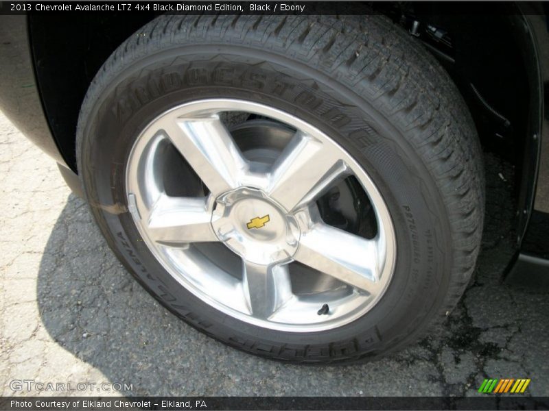  2013 Avalanche LTZ 4x4 Black Diamond Edition Wheel
