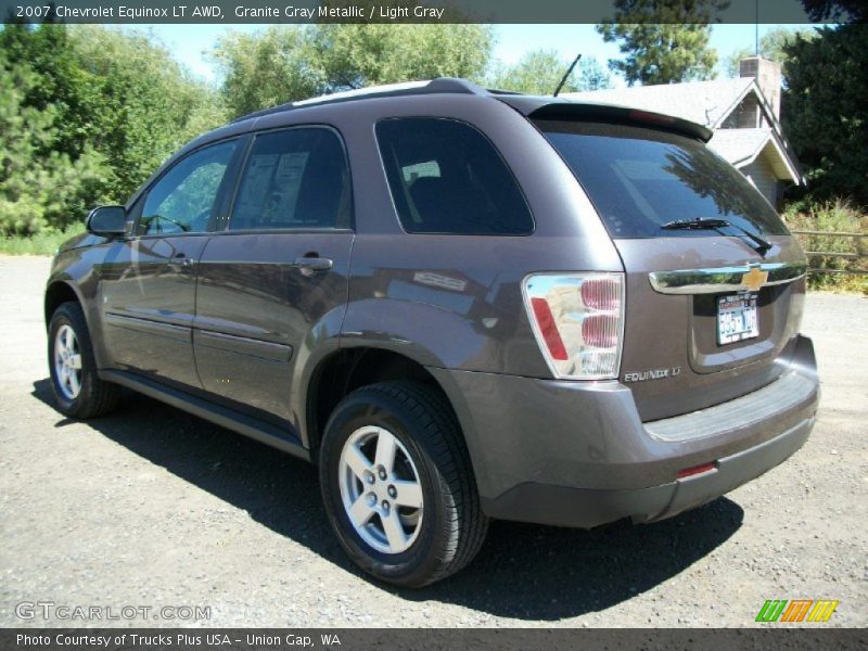 Granite Gray Metallic / Light Gray 2007 Chevrolet Equinox LT AWD