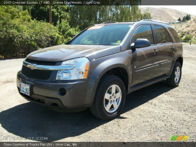 Granite Gray Metallic / Light Gray 2007 Chevrolet Equinox LT AWD