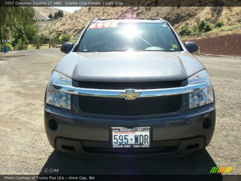 Granite Gray Metallic / Light Gray 2007 Chevrolet Equinox LT AWD