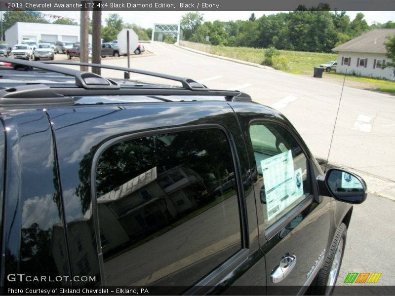 Black / Ebony 2013 Chevrolet Avalanche LTZ 4x4 Black Diamond Edition