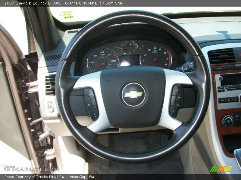 Granite Gray Metallic / Light Gray 2007 Chevrolet Equinox LT AWD