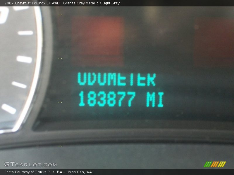 Granite Gray Metallic / Light Gray 2007 Chevrolet Equinox LT AWD