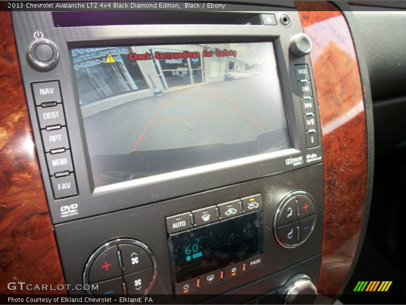 Controls of 2013 Avalanche LTZ 4x4 Black Diamond Edition
