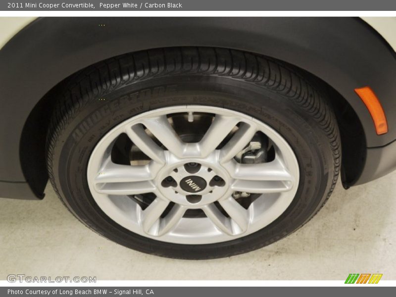 Pepper White / Carbon Black 2011 Mini Cooper Convertible