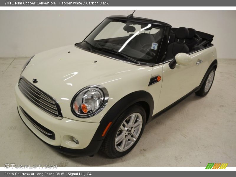 Pepper White / Carbon Black 2011 Mini Cooper Convertible