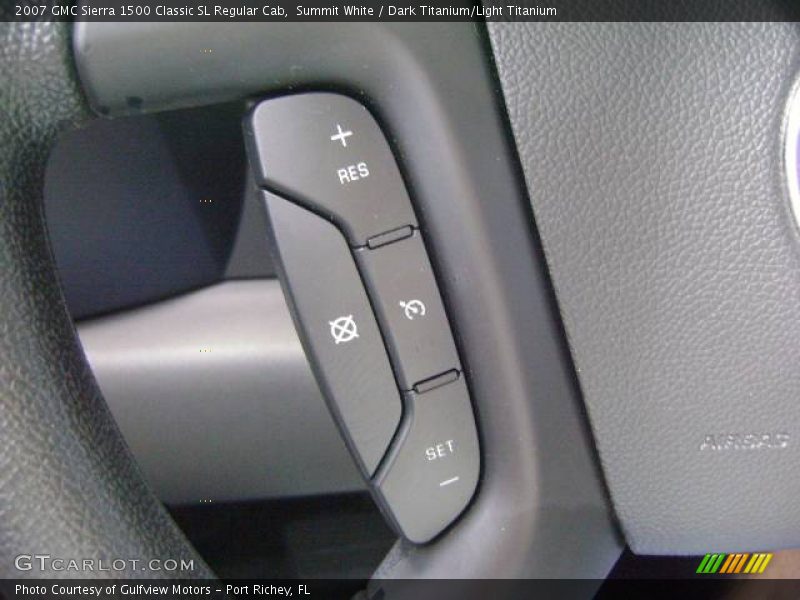 Summit White / Dark Titanium/Light Titanium 2007 GMC Sierra 1500 Classic SL Regular Cab