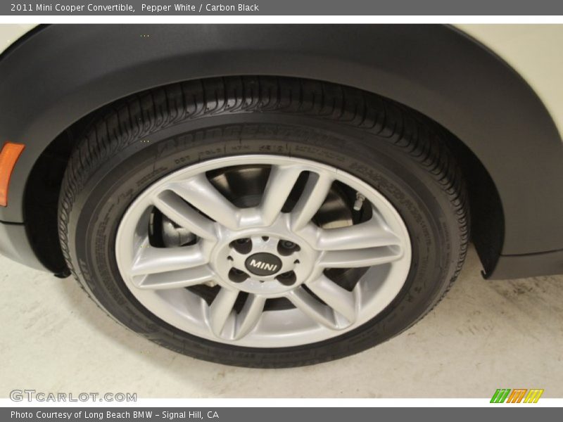 Pepper White / Carbon Black 2011 Mini Cooper Convertible