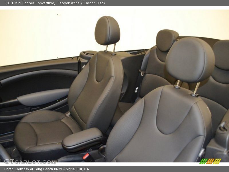 Pepper White / Carbon Black 2011 Mini Cooper Convertible