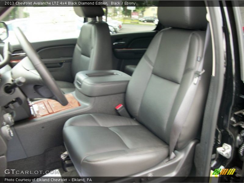  2013 Avalanche LTZ 4x4 Black Diamond Edition Ebony Interior