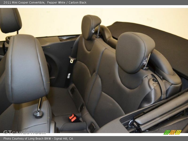 Pepper White / Carbon Black 2011 Mini Cooper Convertible