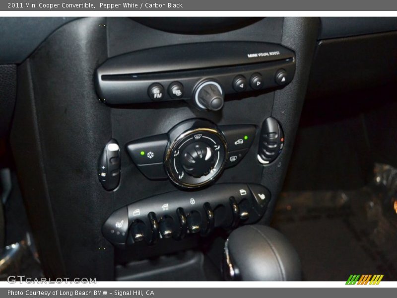 Pepper White / Carbon Black 2011 Mini Cooper Convertible