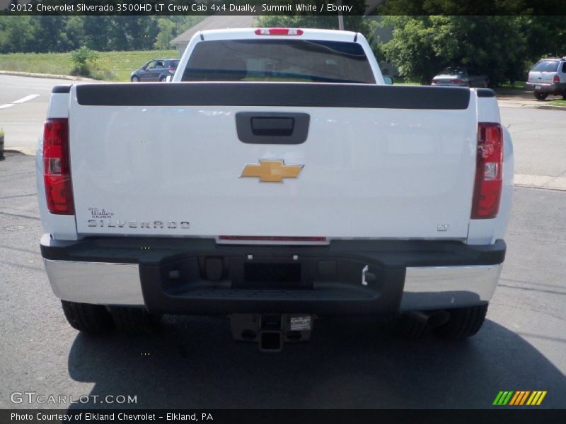 Summit White / Ebony 2012 Chevrolet Silverado 3500HD LT Crew Cab 4x4 Dually