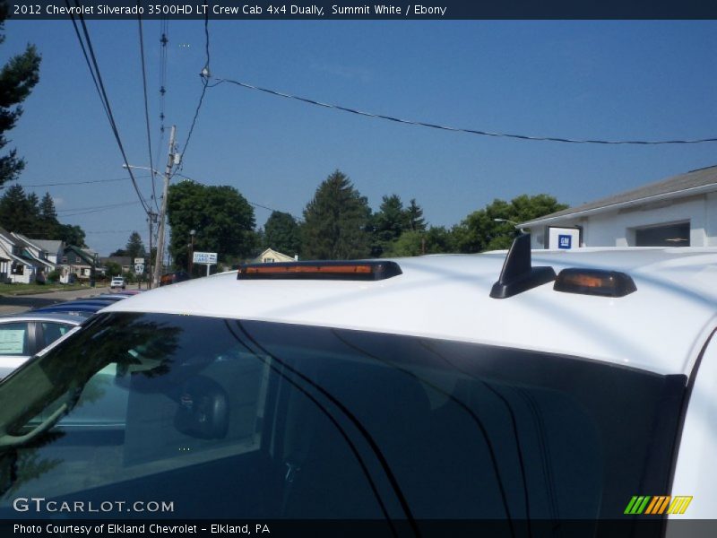 Summit White / Ebony 2012 Chevrolet Silverado 3500HD LT Crew Cab 4x4 Dually