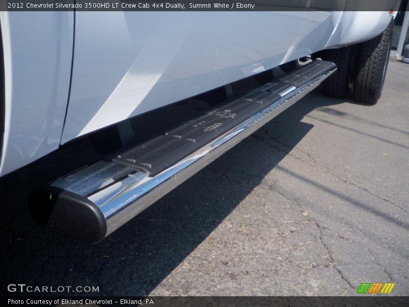 Summit White / Ebony 2012 Chevrolet Silverado 3500HD LT Crew Cab 4x4 Dually