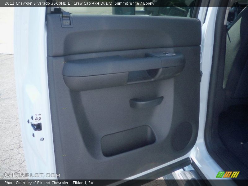 Summit White / Ebony 2012 Chevrolet Silverado 3500HD LT Crew Cab 4x4 Dually