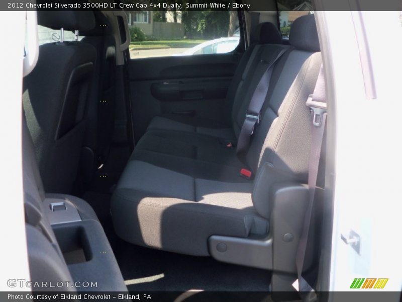 Summit White / Ebony 2012 Chevrolet Silverado 3500HD LT Crew Cab 4x4 Dually