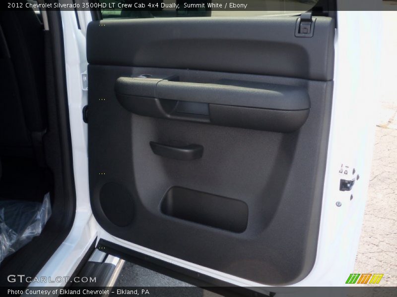 Summit White / Ebony 2012 Chevrolet Silverado 3500HD LT Crew Cab 4x4 Dually
