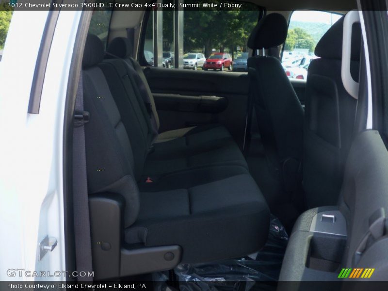 Summit White / Ebony 2012 Chevrolet Silverado 3500HD LT Crew Cab 4x4 Dually