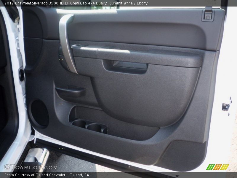 Summit White / Ebony 2012 Chevrolet Silverado 3500HD LT Crew Cab 4x4 Dually