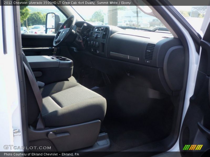 Summit White / Ebony 2012 Chevrolet Silverado 3500HD LT Crew Cab 4x4 Dually