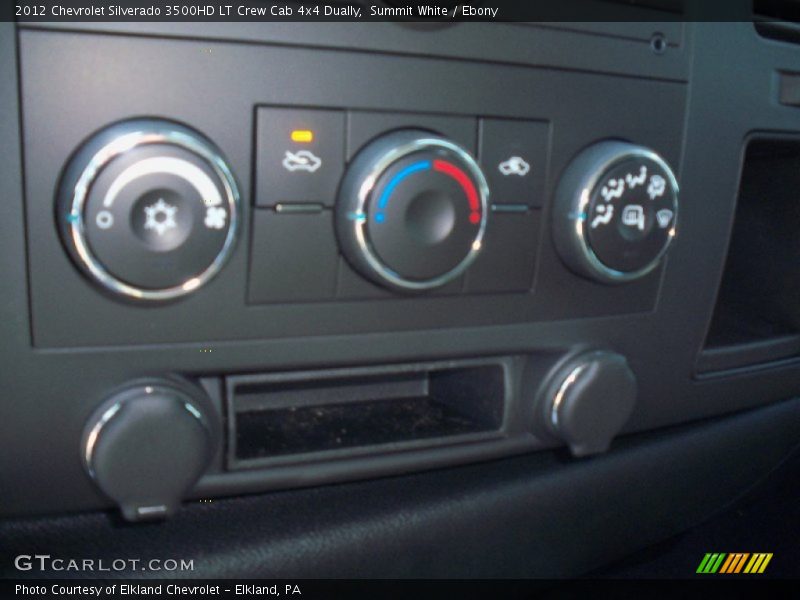 Summit White / Ebony 2012 Chevrolet Silverado 3500HD LT Crew Cab 4x4 Dually