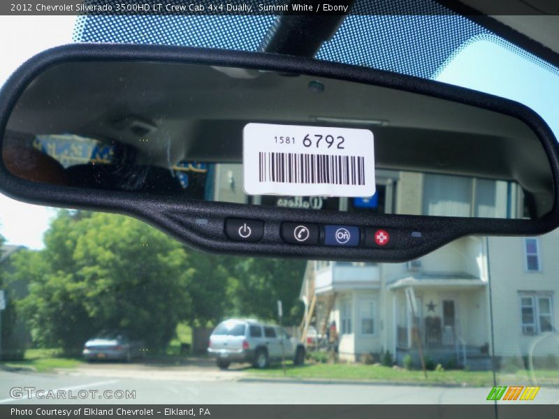 Summit White / Ebony 2012 Chevrolet Silverado 3500HD LT Crew Cab 4x4 Dually