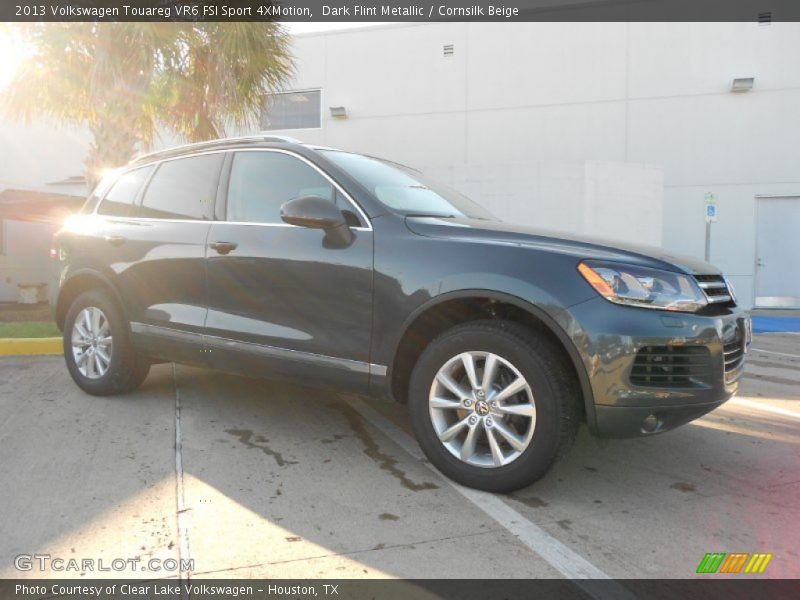 Dark Flint Metallic / Cornsilk Beige 2013 Volkswagen Touareg VR6 FSI Sport 4XMotion