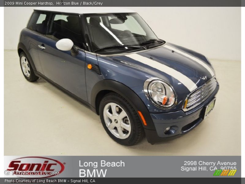 Horizon Blue / Black/Grey 2009 Mini Cooper Hardtop