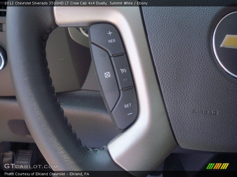 Summit White / Ebony 2012 Chevrolet Silverado 3500HD LT Crew Cab 4x4 Dually