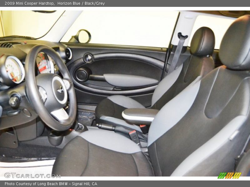 Horizon Blue / Black/Grey 2009 Mini Cooper Hardtop