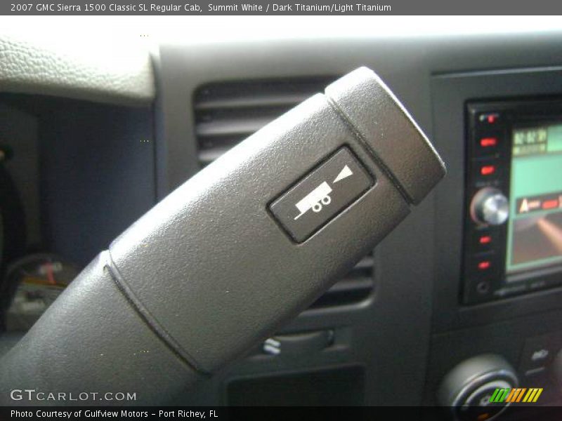 Summit White / Dark Titanium/Light Titanium 2007 GMC Sierra 1500 Classic SL Regular Cab