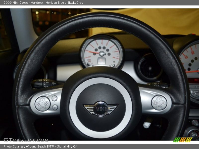 Horizon Blue / Black/Grey 2009 Mini Cooper Hardtop
