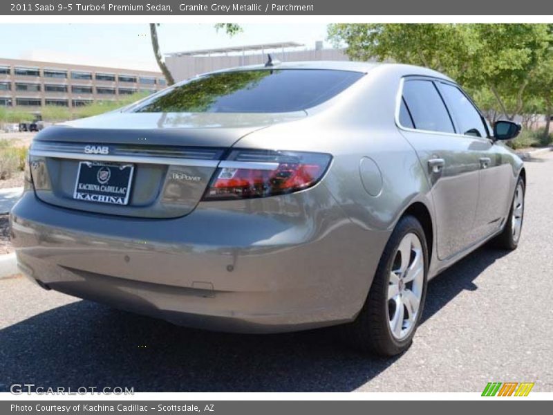 Granite Grey Metallic / Parchment 2011 Saab 9-5 Turbo4 Premium Sedan