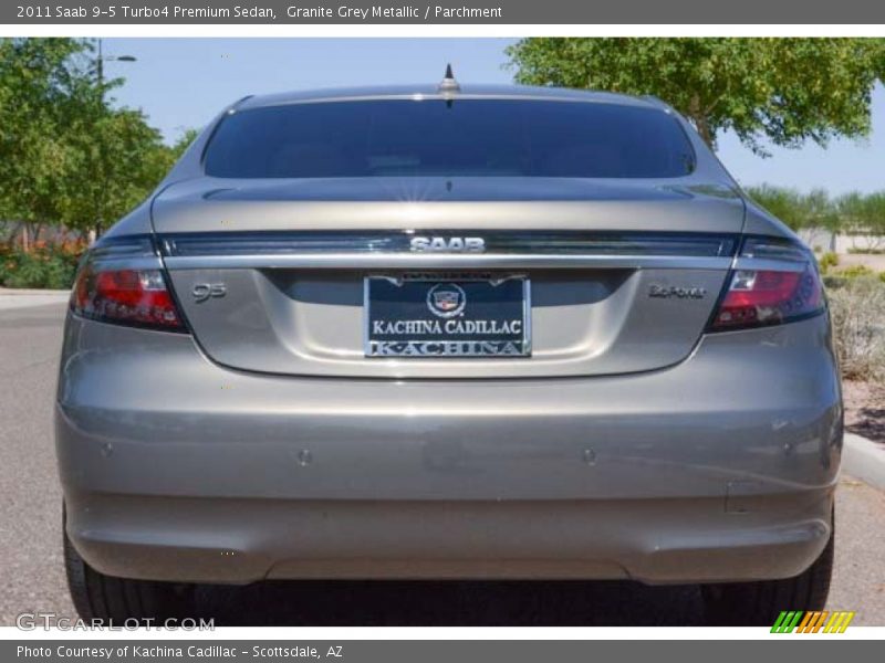 Granite Grey Metallic / Parchment 2011 Saab 9-5 Turbo4 Premium Sedan