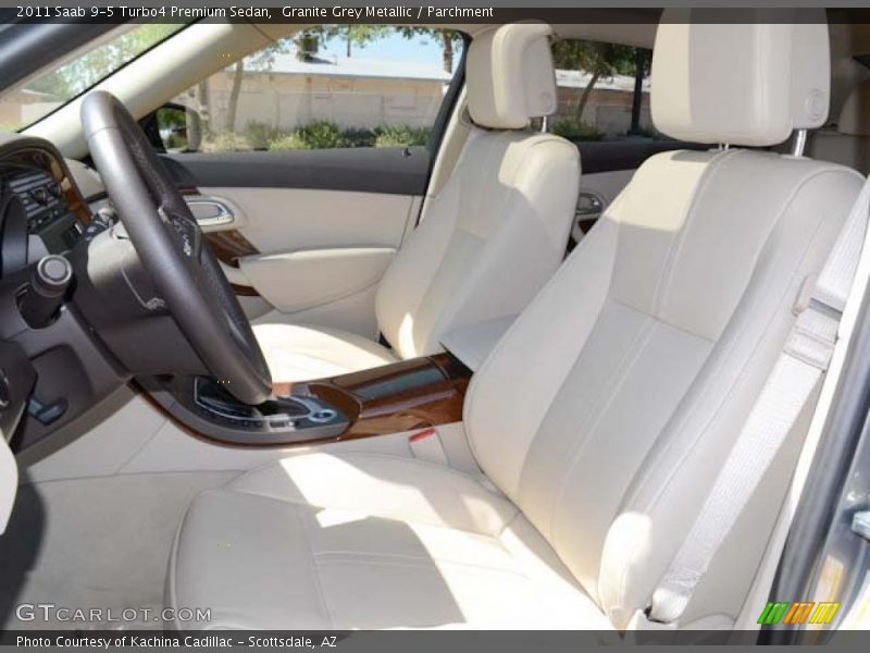 Granite Grey Metallic / Parchment 2011 Saab 9-5 Turbo4 Premium Sedan