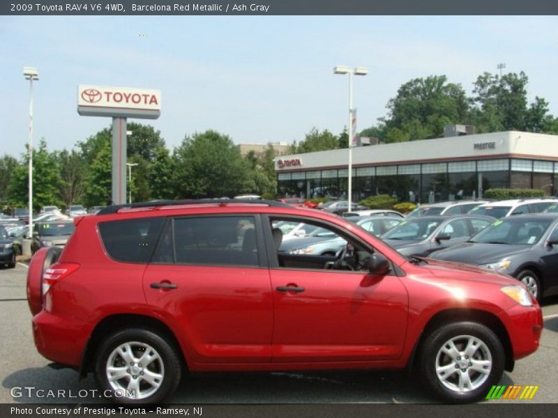 Barcelona Red Metallic / Ash Gray 2009 Toyota RAV4 V6 4WD