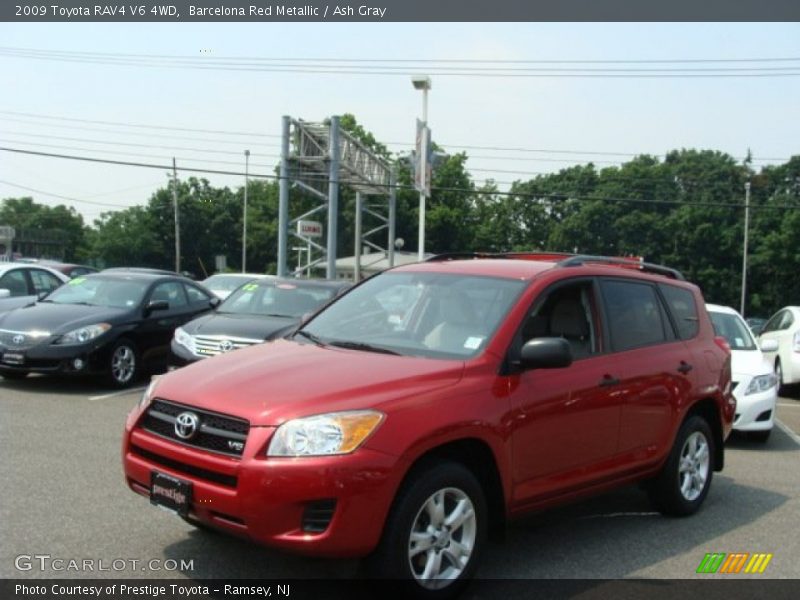 Barcelona Red Metallic / Ash Gray 2009 Toyota RAV4 V6 4WD