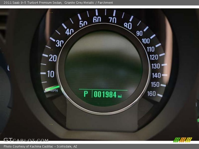 Granite Grey Metallic / Parchment 2011 Saab 9-5 Turbo4 Premium Sedan