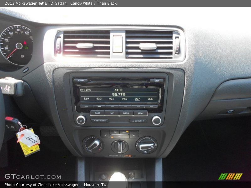 Candy White / Titan Black 2012 Volkswagen Jetta TDI Sedan
