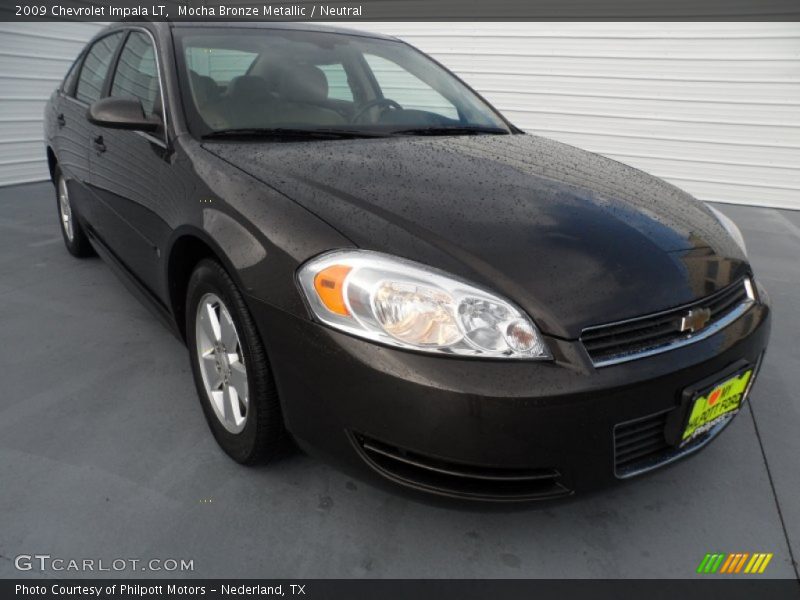 Mocha Bronze Metallic / Neutral 2009 Chevrolet Impala LT