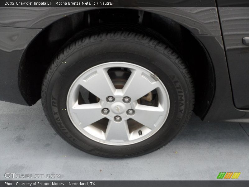 Mocha Bronze Metallic / Neutral 2009 Chevrolet Impala LT