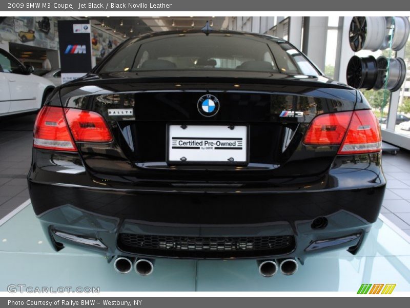 Jet Black / Black Novillo Leather 2009 BMW M3 Coupe