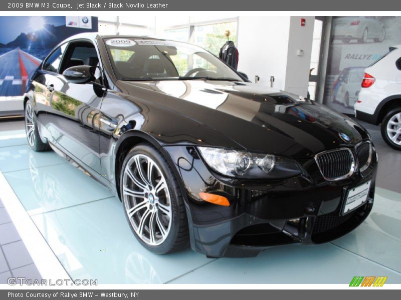Jet Black / Black Novillo Leather 2009 BMW M3 Coupe